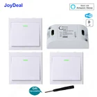 Wi-Fi беспроводной 433 МГц RF реле 1CH 220 В приемник Умный дом модуль переключателя света + 86 настенный светильник пульт дистанционного управления светодиодный 10A 2200 Вт