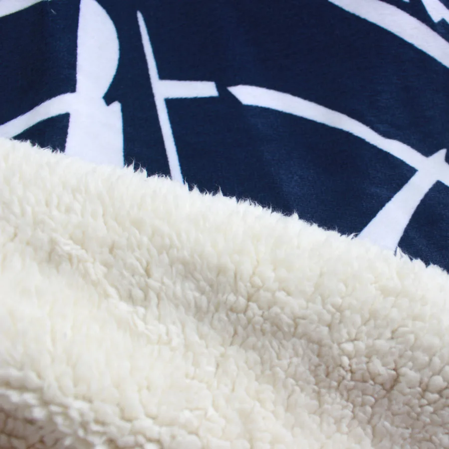Плед с компасом 50x60 дюймов 130x160 см|blanket for car|sofa blanketblanket throw |