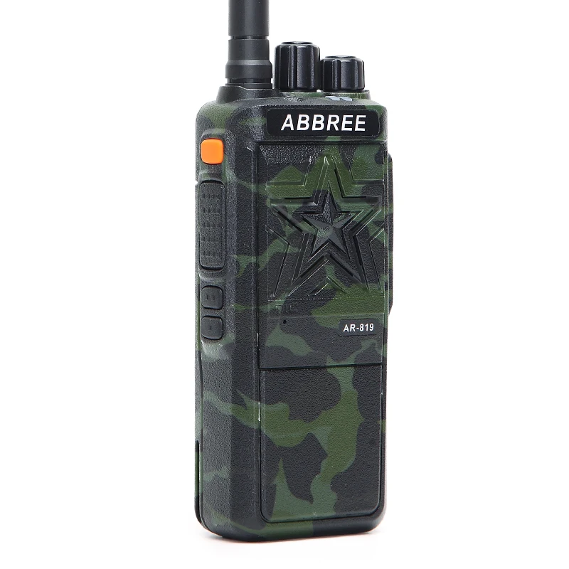 Портативная рация ABBREE AR 819 10 Вт мощная без магнитного громкоговорителя 16 каналов