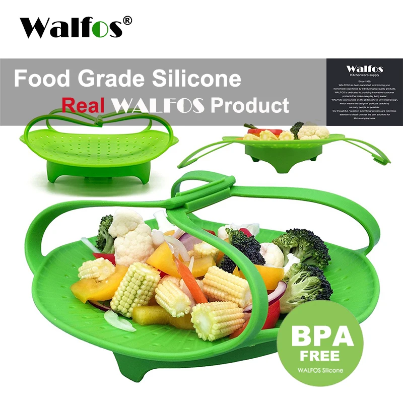 Силиконовый отпариватель для овощей WALFOS кухонные аксессуары приготовления пищи
