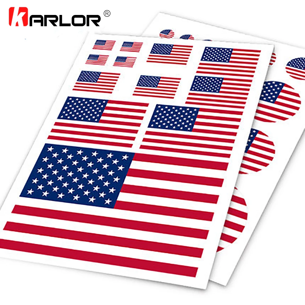 

USA Flag United States US Ho Car Auto Motorcycle Logo Decal Set Sticker Scratch Off Cover Ipad Notebook Laptop Handy Car Styling