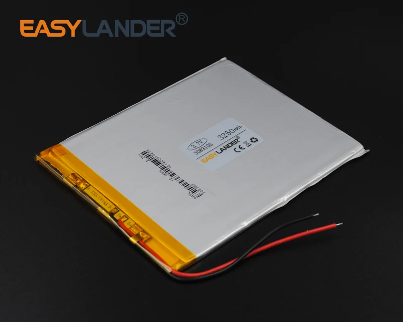 3 7 V 3250mAh 3083105 перезаряжаемая литий полимерная ионная батарея для Bluetooth ноутбука
