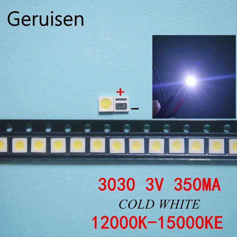 50 шт. светодиодный экран с подсветкой 1 Вт 3030 3 в холодный белый 80-90 лм | Освещение