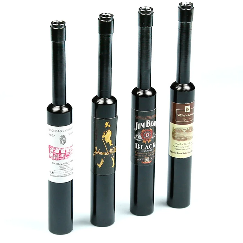 Модные красные бутылки вина Smok металлические трубы портативные Табак подарки