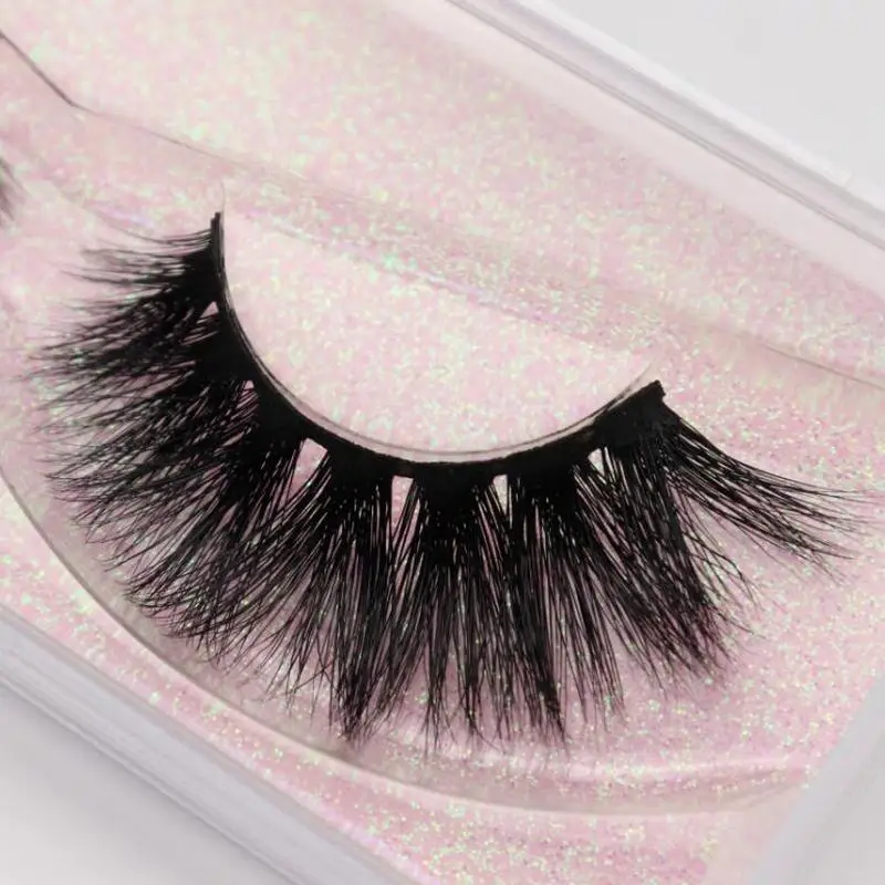 Ресницы ручной природного пересечения Мягкие Накладные ресницы 1 пара блеск Упаковка Макияж Расширение Удлиняющая 3D норки ресницы E11