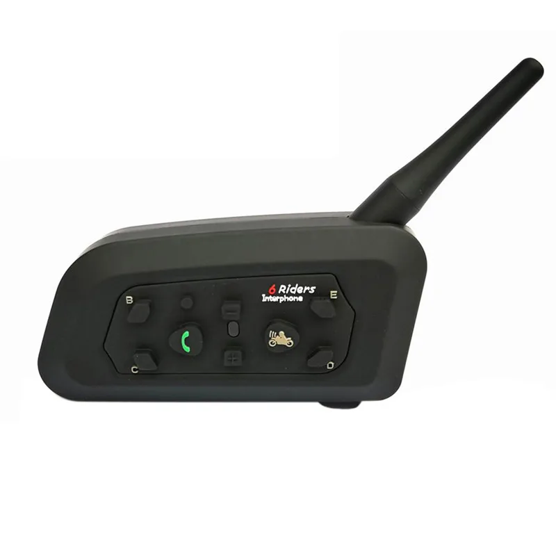 1 шт. 1200 м 6 всадников портативный Мотоцикл Портативный прочный Bluetooth шлем домофон