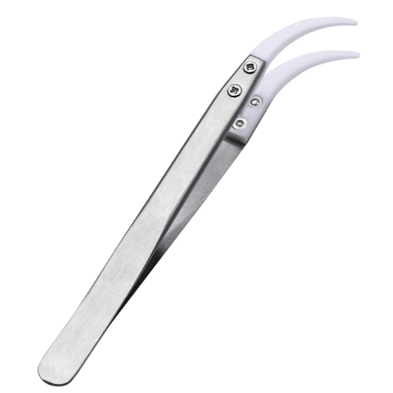 

Новый Непроводящий керамический пинцет, Пинцет IC SMD SMT, термостойкий ручной инструмент на 1000 градусов