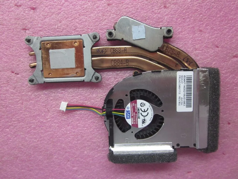 

New For Lenovo Thinkpad T420s cooling heatsink with fan 04W1713 DSC 100% test