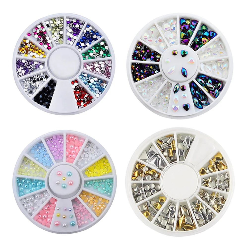 37Pcs/Set Nail Art Tool Set Professional DIY Rhinestone Decoration Brushes Painting Manicure Kit | Красота и здоровье