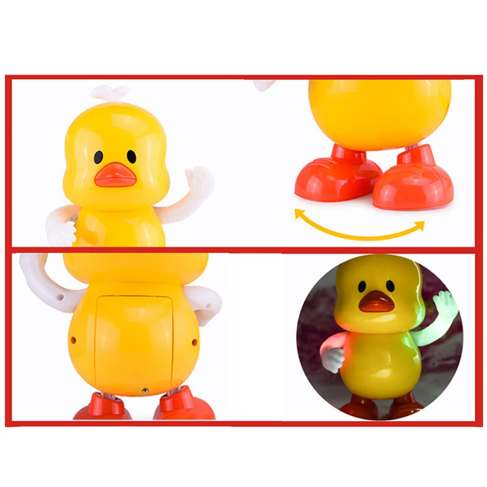 

Baby Toys Electric Hip Pop Dance Yellow Duck Kids Early Learning Educational Musical Toys Gifts