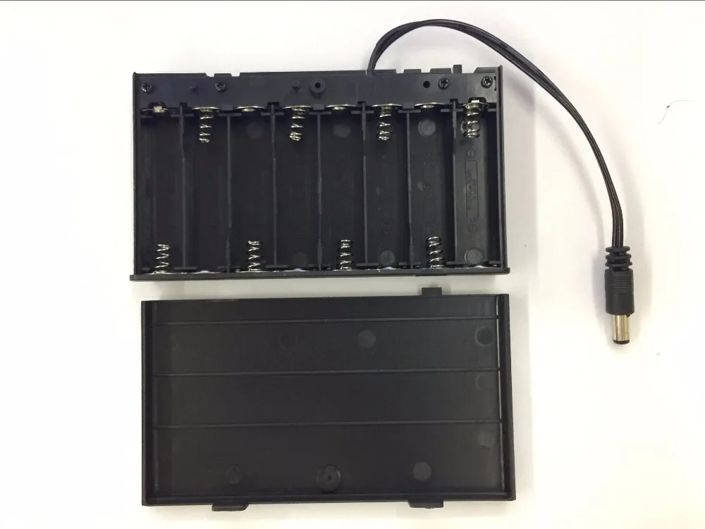 DIY 12V 8 x AA батарея держатель Чехол Коробка с переключателем MOSUNX Futural цифровой