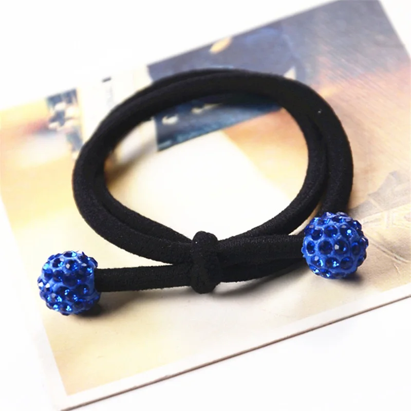 1 шт. аксессуары для волос в форме шара женщин повязка на голову эластичные