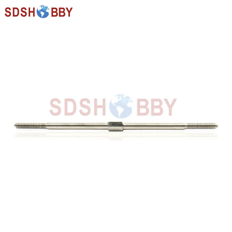 

Stainless Steel Hexagon Push Rod M3*3.15 inch with U.S System Left & Right Teeth