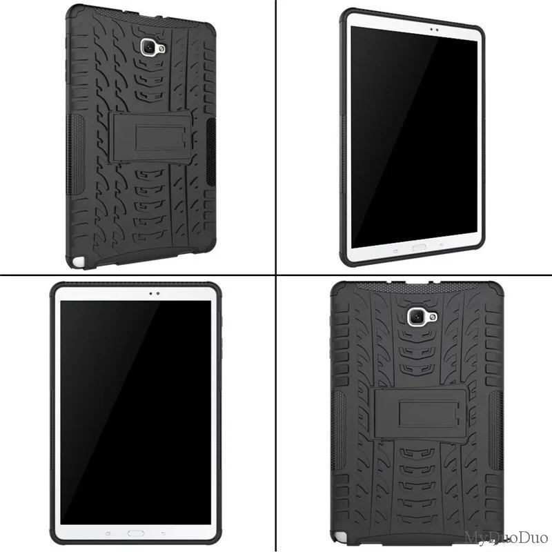 Армированный прочный силиконовый защитный чехол для samsung Galaxy Tab A A6 10,1 SM-P585 P580 с s-ручкой ударопрочный жесткий чехол на заднюю панель+ защитная пленка