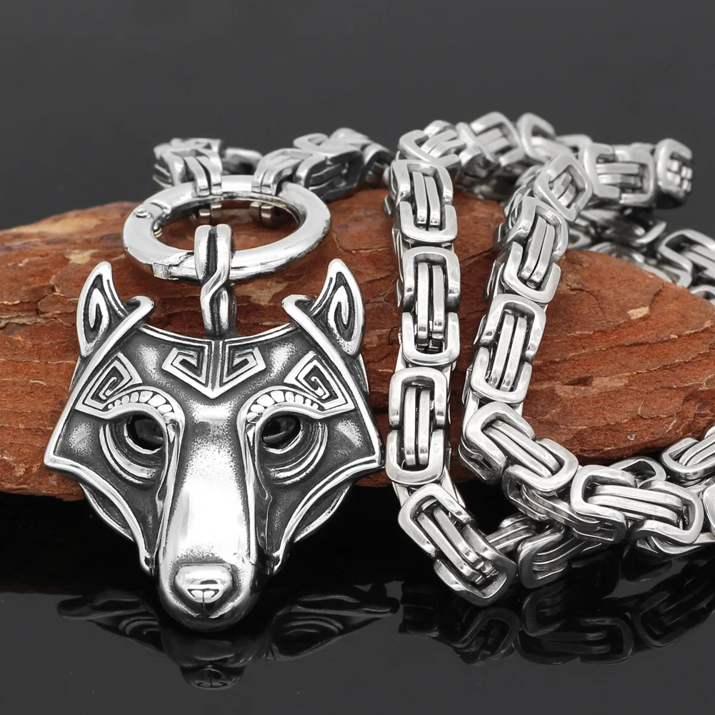 Нержавеющая сталь Викинг Северный компас Vegvisir odin Амулет ожерелье с подарочной сумкой