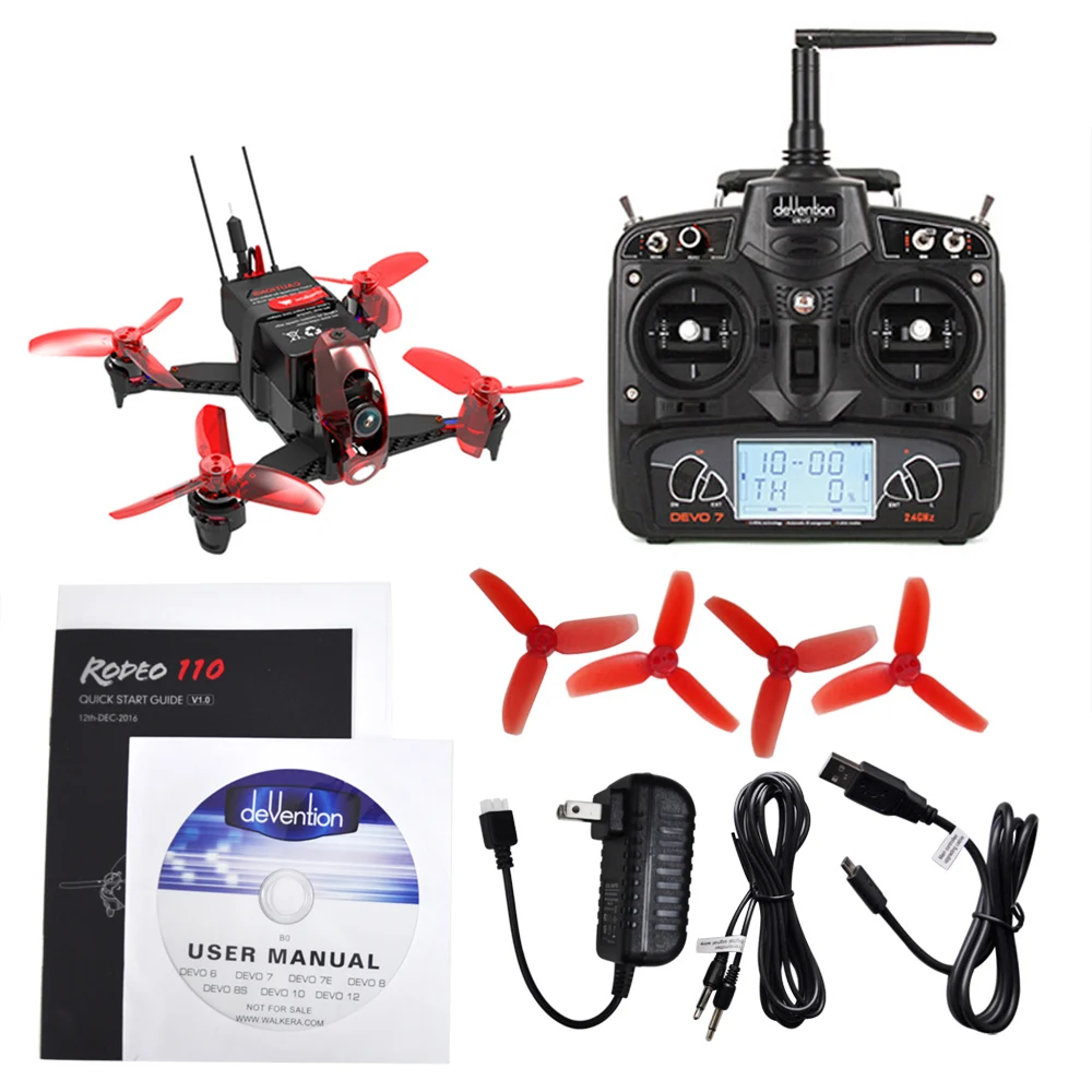 Walkera Rodeo 110 Радиоуправляемый Дрон мм Мини 600TVL HD камера 2 4 ГГц 7CH FPV гоночный