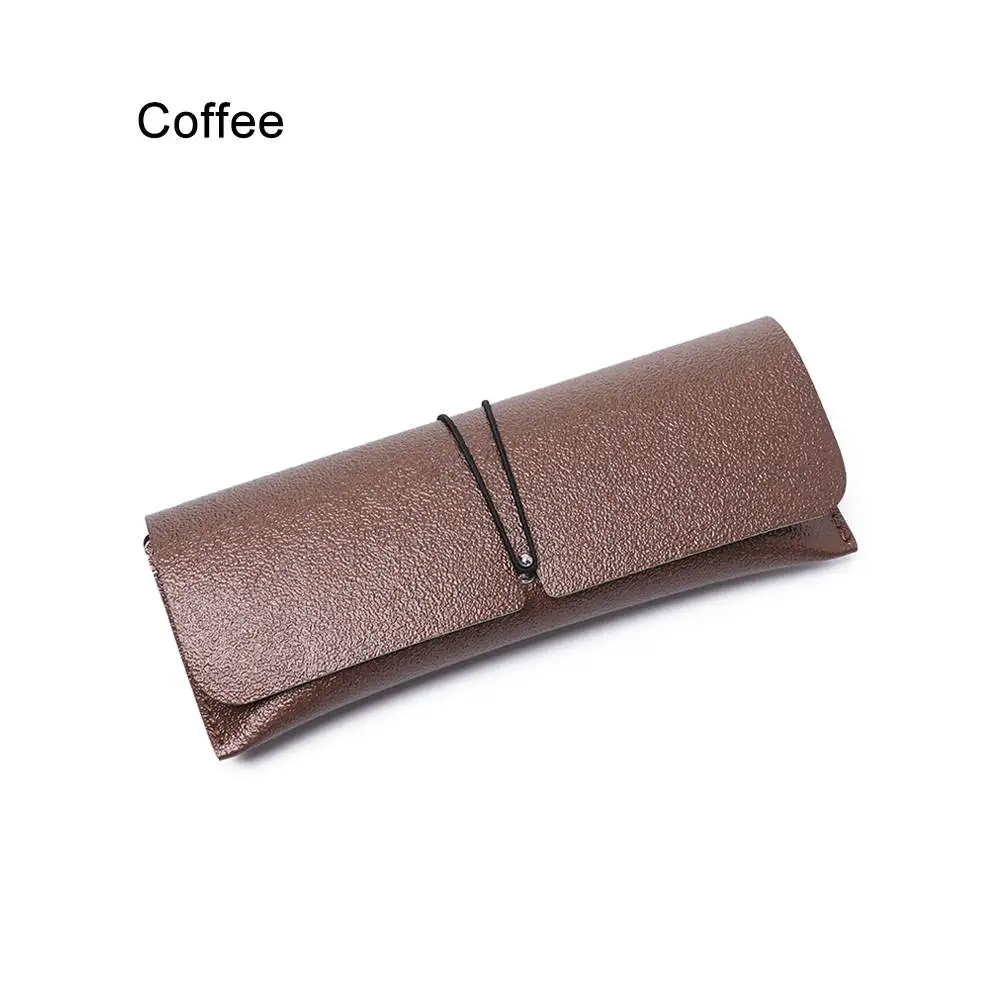 1-coffee Унисекс PU кожаный чехол для очков откидные солнцезащитные очки держатель коробка очки Твердые Хранения Портативные Магнитные очки сумка - Цвет: 1-coffee