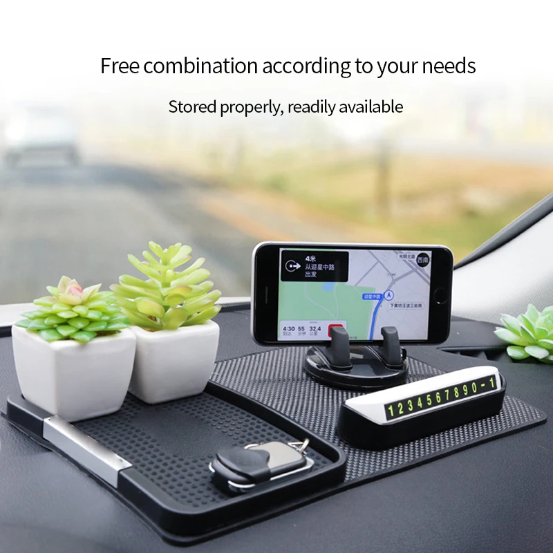 Автомобильный гаджет Противоскользящий коврик интерьер приборная панель