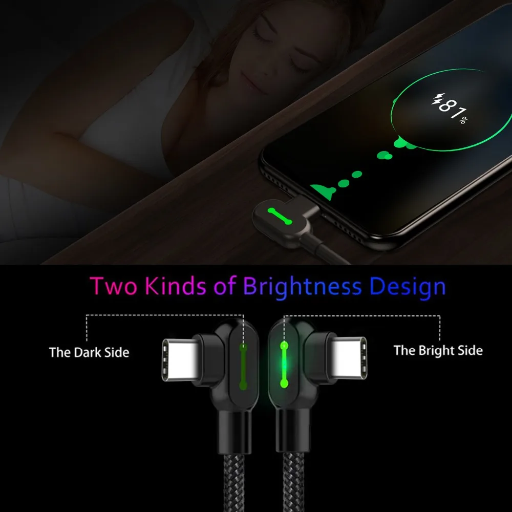 MCDODO 3 м usb type C кабель для быстрой зарядки USB C кабель для передачи данных type-c Android зарядное устройство USB-C Micro USB кабель для samsung S8 S9 Note 8