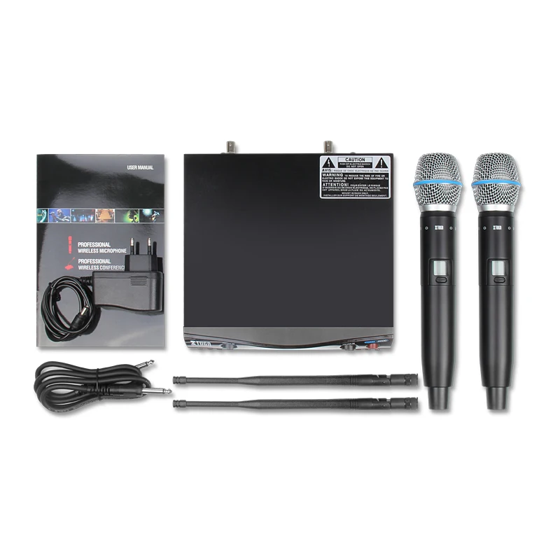 XTUGA SKM2000 UHF Беспроводные микрофоны с экраном расстояние 2 канала гарнитура Mic
