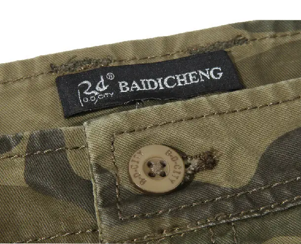 Мужские камуфляжные брюки карго повседневные Длинные свободные в стиле милитари