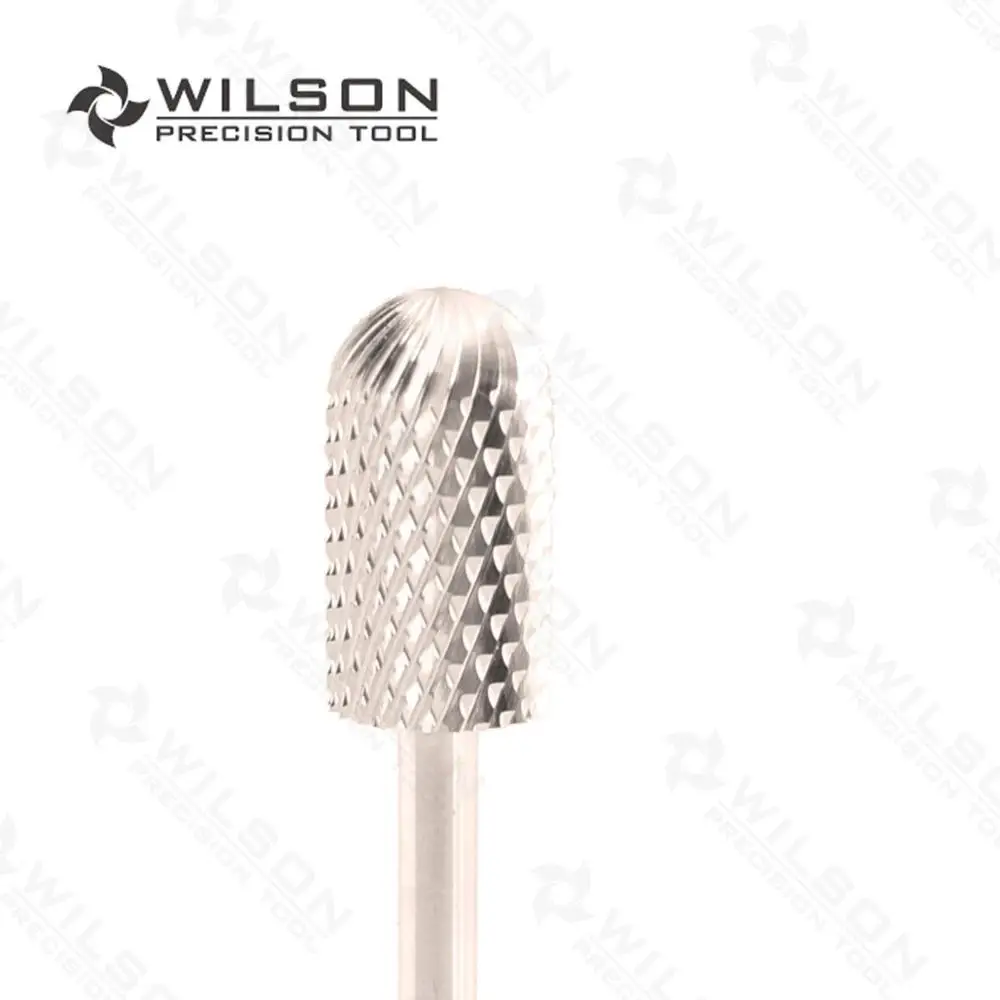 2 шт. большой закругленным верхом бит-средний(m-1110068)-серебро-Wilson карбида ногтей Бурильные долото