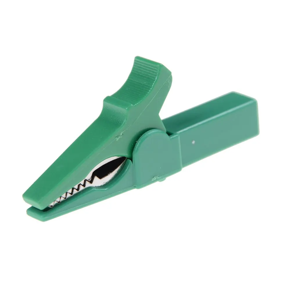 Зажимы типа крокодил 55 мм зажимы кабель лампа для разъема банан Горячие 6 цветов 2