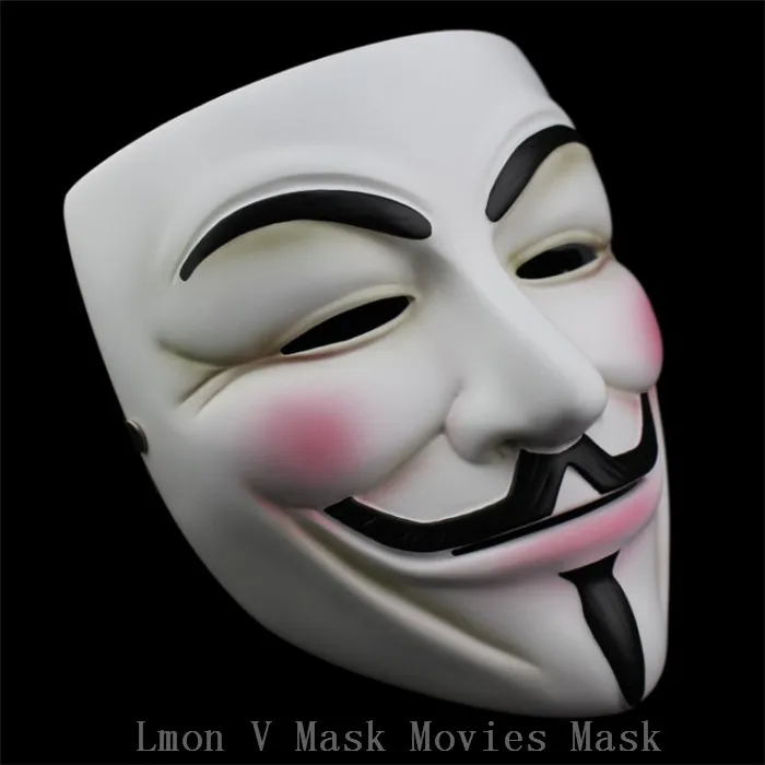 Высокое качество 100% смолы фильмы V For Vendetta Маска Смола собирать домашний декор