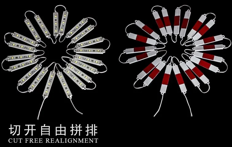 Водонепроницаемый светодиодный модуль SMD 5730 задний свет рекламный для знака DC12V 3