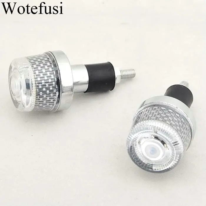 Wotefusi для 2x125 руль мотоцикла ручной заглушки рукоятки Flash Light Бесплатная доставка