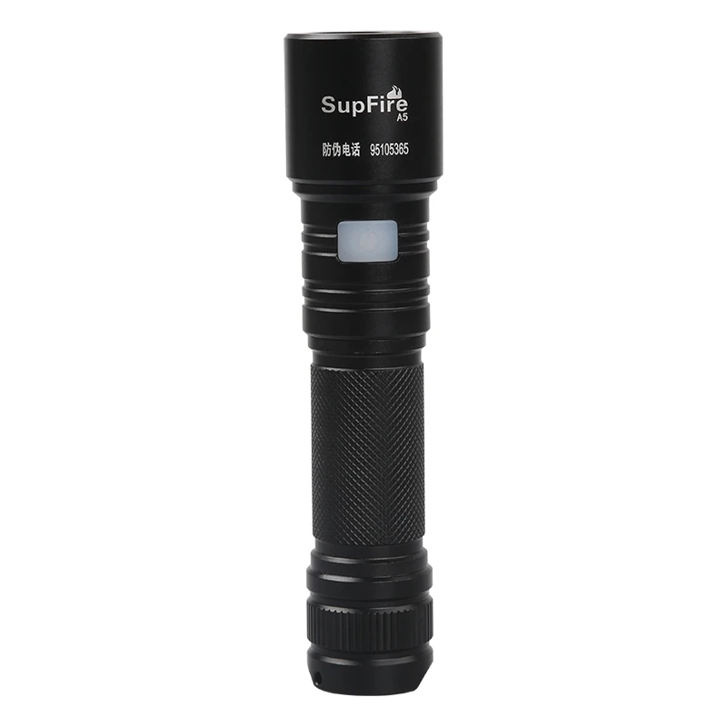 Supfire A5 CREE XML T6 светодиодный фонарик 700 люмен световой факел) поисковый фонарь одиночный фонарь на 18650 Батарея