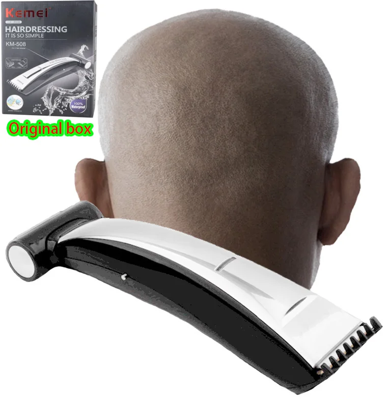 Триммер для стрижки бороды maquina de cortar o cabelo волосы Kemei триммер для стрижки волос стайлер для укладки волос станок для бритья 100-240 В