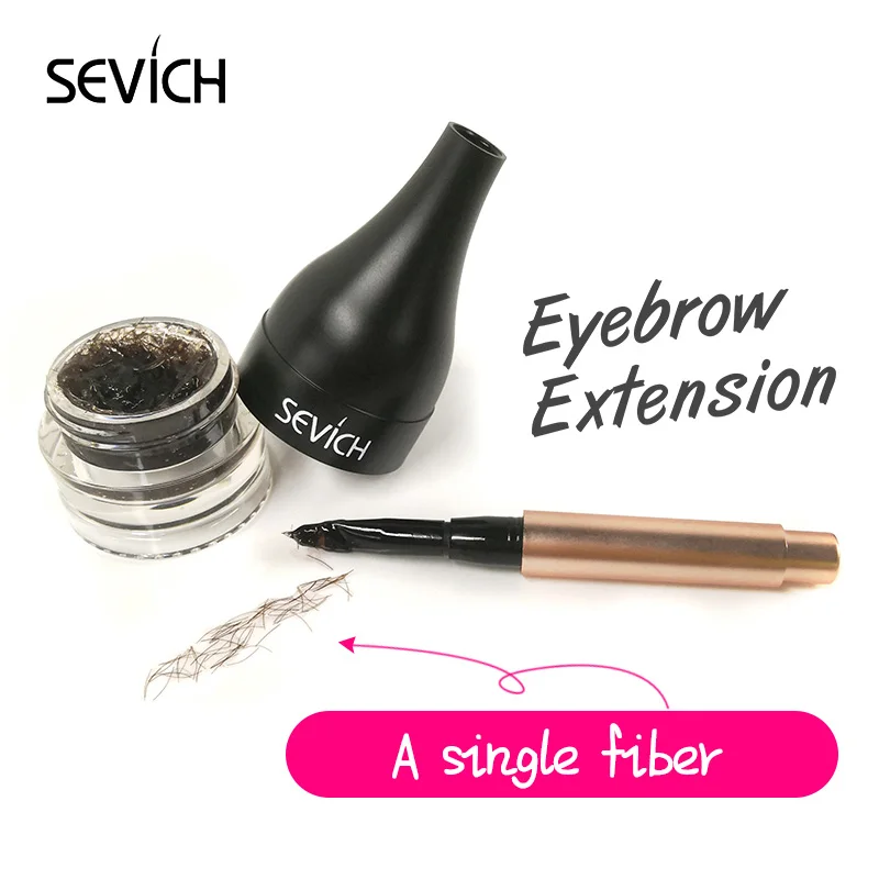 dk-brown Sevich 3D волоконная ручка для бровей, натуральное реалистичное восстановление, увеличение бровей, легко носить, долговечная водостойкая Кисть для макияжа глаз, мода - Цвет: dk-brown
