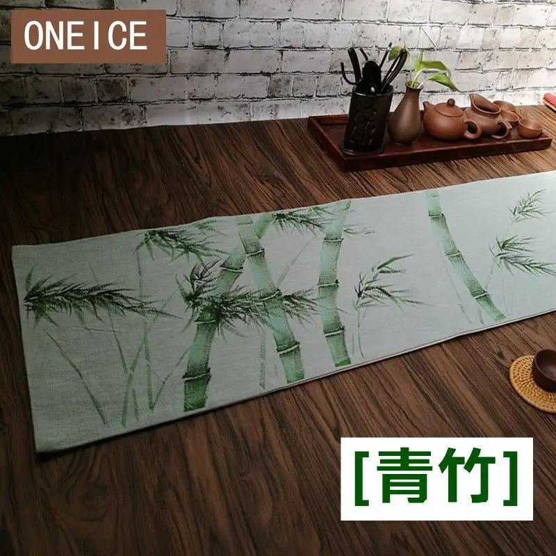 Льняная скатерть с флагом ручная роспись чайных ковриков сухие скатерти|tablecloth