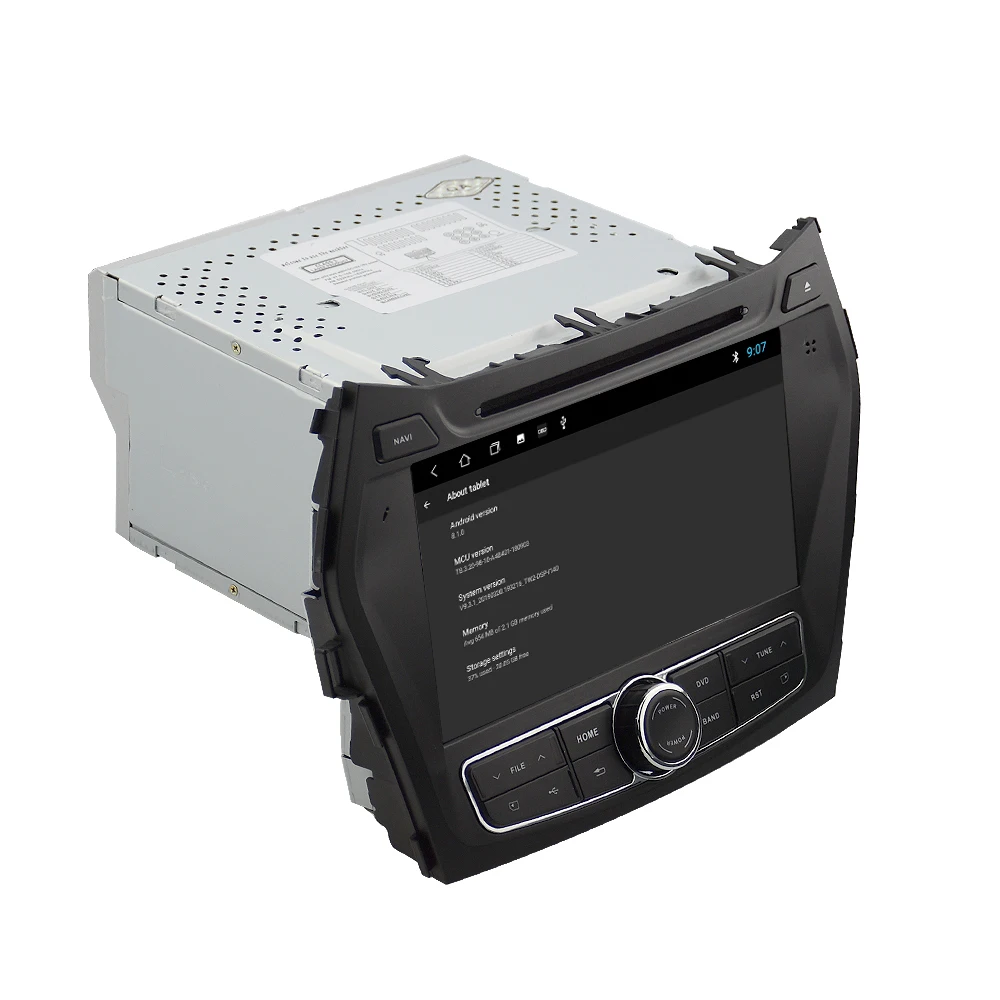 EKIY " 2 Din Android 8.1.0 автомобильный DVD мультимедийный плеер для hyundai Santa Fe IX45 Авто gps Navi Радио стерео Музыка Аудио головное устройство