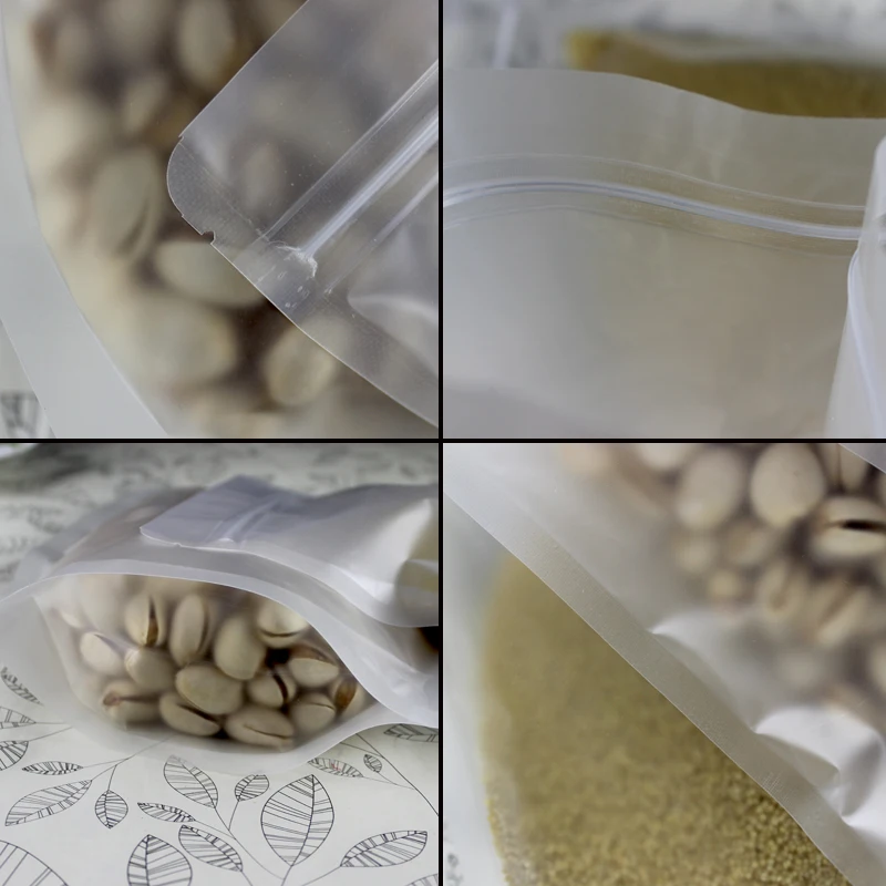 17*23+4cm Frosted Moisture-proof Food Bags Stand Up Pouch Ziplock Packaging for Beverage Coffee Snack Cookie Baking | Дом и сад