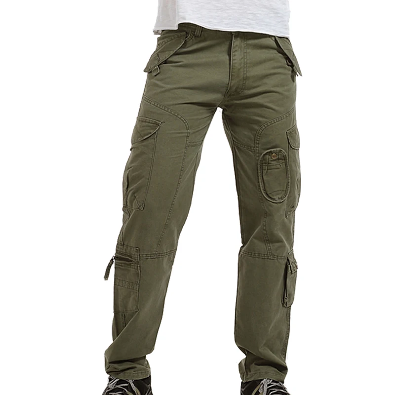Брюки карго мужские вареные хлопок много карманов стиль милитари|cargo pants military|cargo