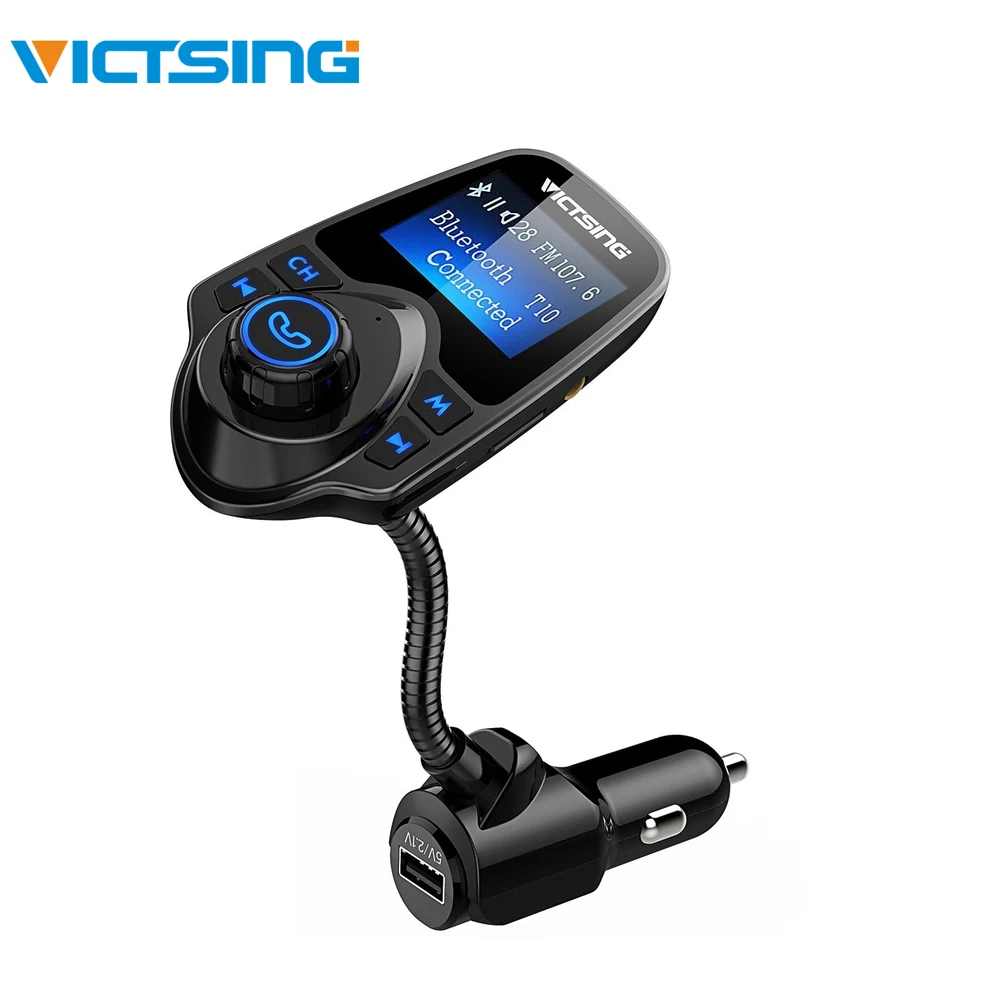 Беспроводной автомобильный радиоприемник VicTsing Bluetooth fm передатчик mp3 плеер