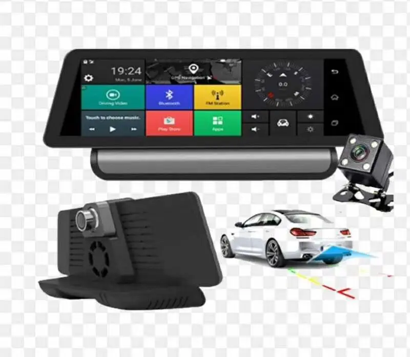 4G ADAS " ips сенсорный gps Android 5,1 Wifi Автомобильный видеорегистратор Carmera видео рекордер Dash cam Bluetooth 1080P двойной объектив Видеорегистраторы gps навигация