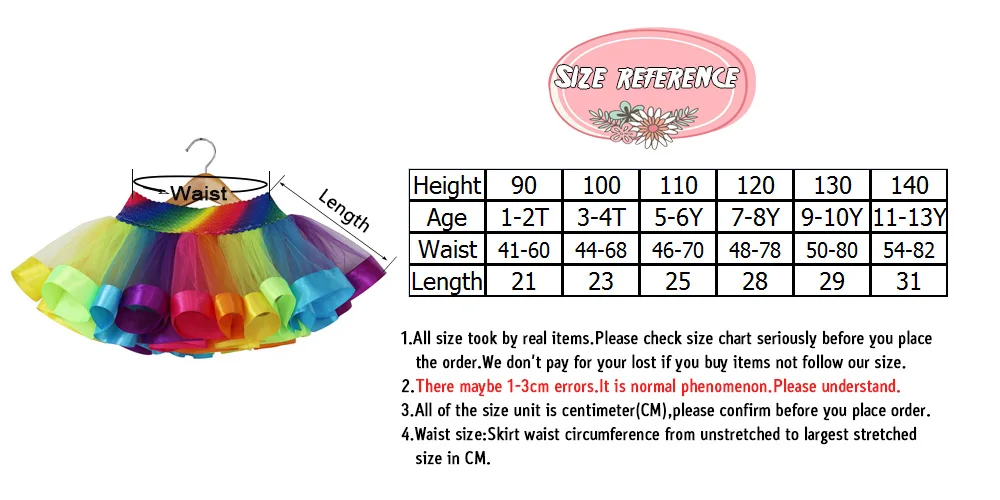 Модная летняя стильная юбка для девочек детская Радужная недорогая юбка-пачка