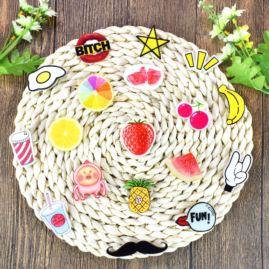 1 шт. Мультяшные значки на булавке каваи значок акриловая булавка На брошь для