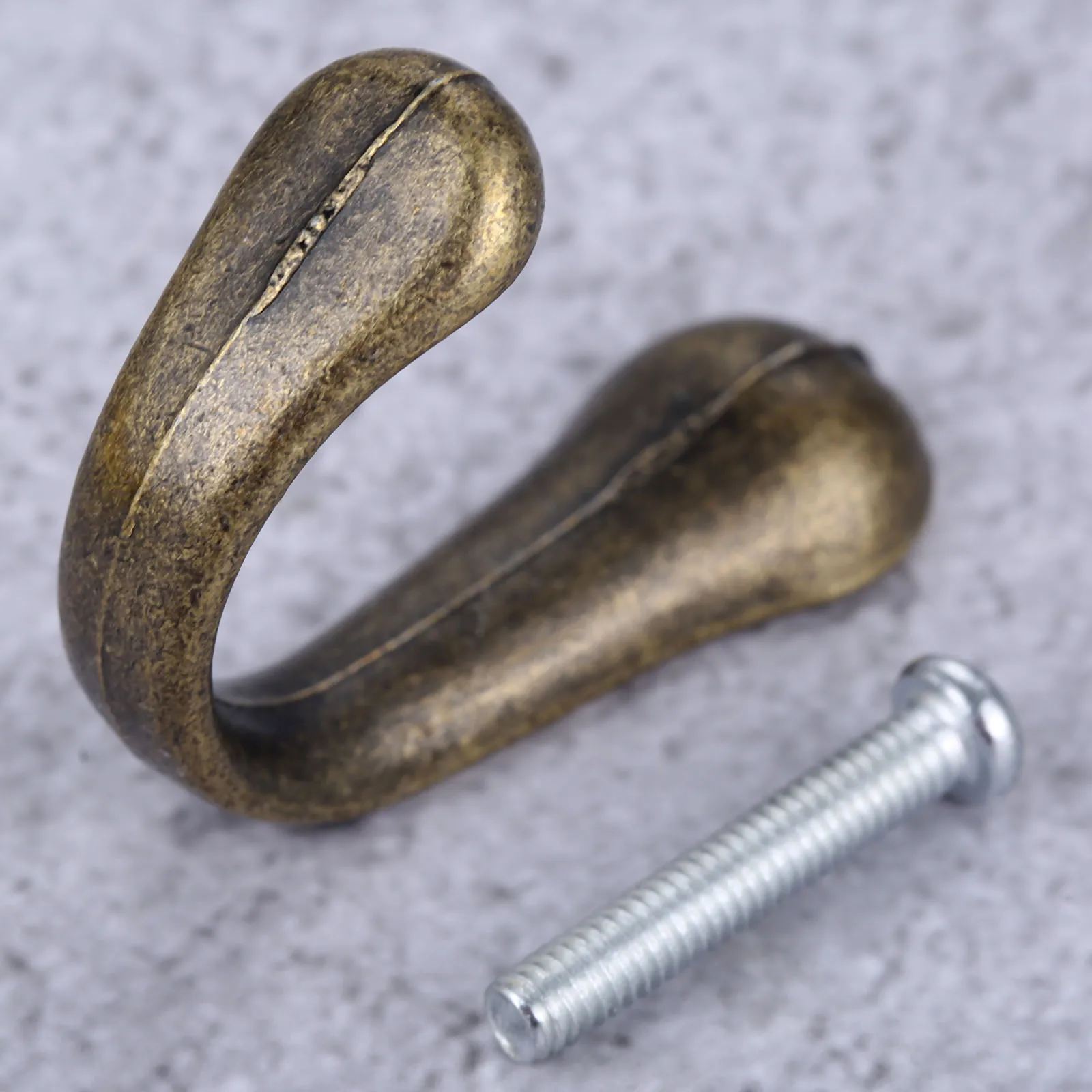 10 шт. винтажные бронзовые настенные крючки вешалки для одежды полотенец дверные