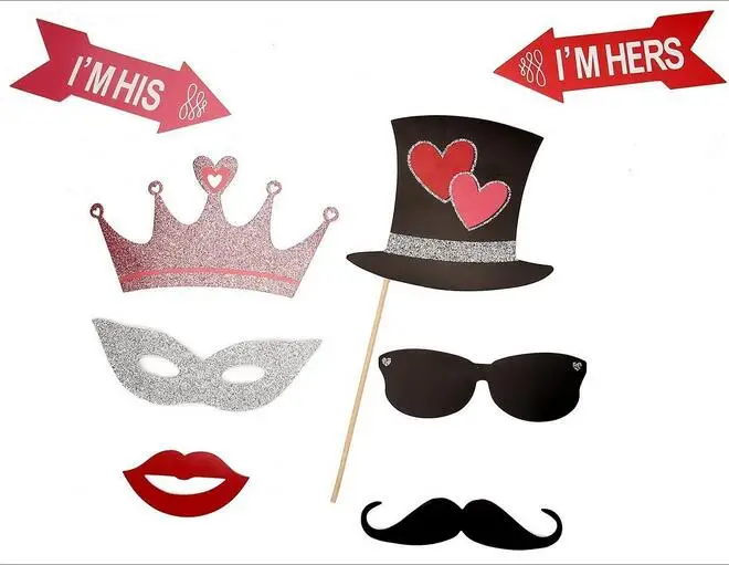 Новинка 27 шт. фото реквизит для свадебной фотосессии фотокабина свадебная