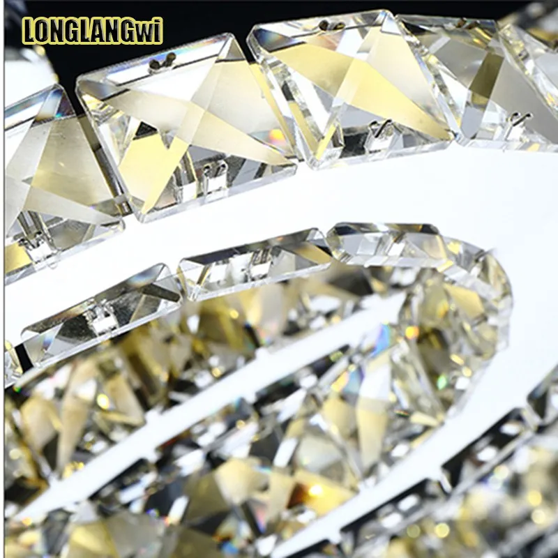 Современные светодиодсветодиодный Хрустальные потолочные светильники K9 для