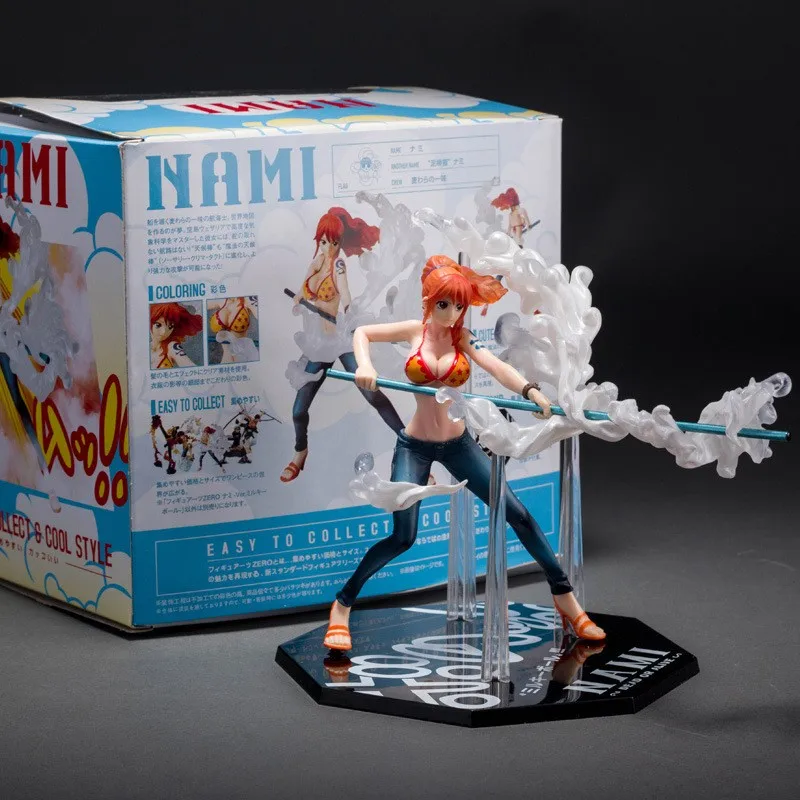 Одна фигурка Nami молочный шар Битва вер. ПВХ Фигурка 15 см цельнокроеный, нами Коллекционная модель игрушечная Статуэтка Одна деталь кукла