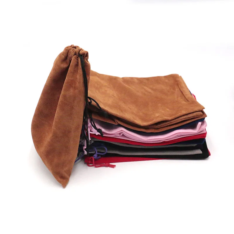 

Wholesale! 15x20cm Jewelry Small Drawstring Gift Velvet Bag&Pouches for Christmas Packaging and Candy 50pcs/lot Gift Boxes