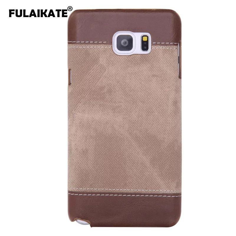 Чехол FULAIKATE для Samsung Galaxy Note 5 чехол с джинсовым узором деловая задняя крышка Note5