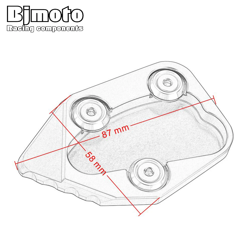 Новые мото запчасти CBR 1000RR CNC боковая подставка для Honda CBR1000RR 1000 RR CBR-1000RR 2008-2016 |
