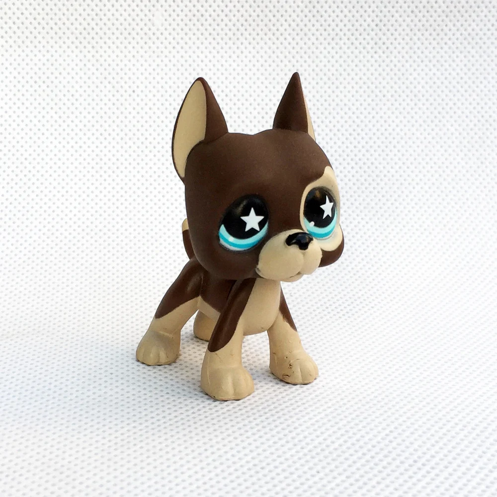 LPS кошка настоящая темно коричневая великая немецкий дог #817 Редкие игрушки для
