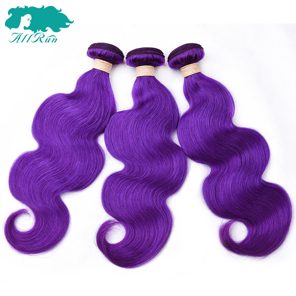 Allrun перуанские объемные волнистые волосы для наращивания 3 пучка двойной уток